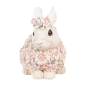 Preview: Hase Dekofigur Rosa Blumen